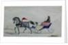 Horse Drawn Sleigh by School Russian