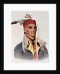 Shin-ga-ba W'Ossin or 'Image Stone', a Chippeway Chief, 1826 by James Otto Lewis