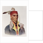Shin-ga-ba W'Ossin or 'Image Stone', a Chippeway Chief, 1826 by James Otto Lewis