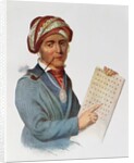 Se-quo-yah or George Guess, 1828 by Charles Bird King