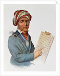 Se-quo-yah or George Guess, 1828 by Charles Bird King