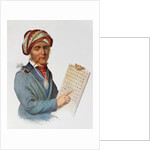 Se-quo-yah or George Guess, 1828 by Charles Bird King