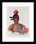 Moa-Na-Hon-Ga or 'Great Walker', an Iowa Chief, 1824 by Charles Bird King