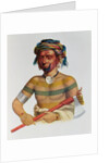 Shau-Hau-Napo-Tinia, an Iowa Chief, 1837 by Charles Bird King