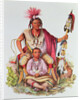Keokuk or 'Watchful Fox', Chief of the Sauks and Foxes, and his Son, Musewont or 'Long-haired Fox', c.1837 by Charles Bird King