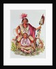 Keokuk or 'Watchful Fox', Chief of the Sauks and Foxes, and his Son, Musewont or 'Long-haired Fox', c.1837 by Charles Bird King
