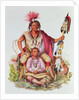 Keokuk or 'Watchful Fox', Chief of the Sauks and Foxes, and his Son, Musewont or 'Long-haired Fox', c.1837 by Charles Bird King