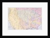 Map showing the localities of the Indian tribes of the US in 1833 by George Catlin