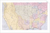 Map showing the localities of the Indian tribes of the US in 1833 by George Catlin