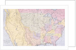 Map showing the localities of the Indian tribes of the US in 1833 by George Catlin