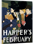 Harper's February, 1897 by Edward Penfield