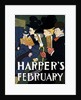Harper's February, 1897 by Edward Penfield