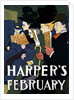 Harper's February, 1897 by Edward Penfield