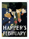 Harper's February, 1897 by Edward Penfield