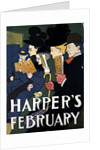 Harper's February, 1897 by Edward Penfield