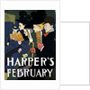 Harper's February, 1897 by Edward Penfield