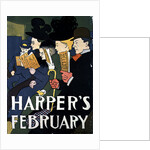 Harper's February, 1897 by Edward Penfield