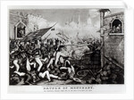 Battle of Monterey: The Americans Forcing their Way to the Main Plaza, September 23rd 1846, engraved and published by Nathanial Currier, 1846 by American School