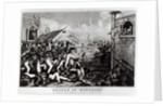 Battle of Monterey: The Americans Forcing their Way to the Main Plaza, September 23rd 1846, engraved and published by Nathanial Currier, 1846 by American School
