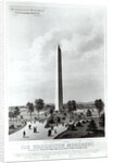 The Washington Monument and Surroundings, North View by American School