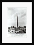 The Washington Monument and Surroundings, North View by American School