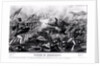 Battle of Churubusco, Fought Near the City of Mexico, 20th August 1847, engraved and published by Nathanial Currier 1847 by American School