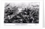 Battle of Churubusco, Fought Near the City of Mexico, 20th August 1847, engraved and published by Nathanial Currier 1847 by American School