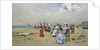 La Plage de Trouville by Paul Rossert
