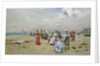 La Plage de Trouville by Paul Rossert