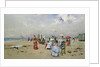 La Plage de Trouville by Paul Rossert