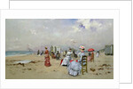 La Plage de Trouville by Paul Rossert