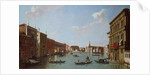 The Grand Canal and San Geremia, Venice, 18th century by William James