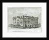 The President's House After its Destruction by the British, from Watterson's 'New Guide to Washington' by American School