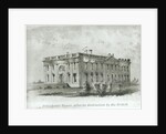 The President's House After its Destruction by the British, from Watterson's 'New Guide to Washington' by American School