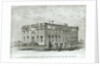 The President's House After its Destruction by the British, from Watterson's 'New Guide to Washington' by American School
