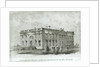 The President's House After its Destruction by the British, from Watterson's 'New Guide to Washington' by American School