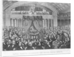 Daniel Webster addressing the United States Senate, in the Great Debate on the Constitution and the Union in 1850, 1860 by American School