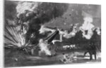 The Interior of Fort Sumter During the Bombardment, 12th April 1861 by American School