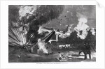 The Interior of Fort Sumter During the Bombardment, 12th April 1861 by American School