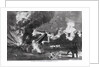 The Interior of Fort Sumter During the Bombardment, 12th April 1861 by American School