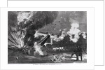 The Interior of Fort Sumter During the Bombardment, 12th April 1861 by American School