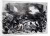 The Sixth Regiment of the Massachusetts Volunteers Firing into the Mob on Pratt Street, While Passing through Baltimore en Route for Washington, April 19th 1861 by American School