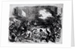The Sixth Regiment of the Massachusetts Volunteers Firing into the Mob on Pratt Street, While Passing through Baltimore en Route for Washington, April 19th 1861 by American School