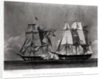 Battle between the United States and the Macedonian, 30th October 1812 by Alonzo Chappel