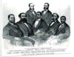 The First Colored Senator and Representatives, in the 41st and 42nd Congress of the United States, pub. by Currier & Ives, 1872 by American School