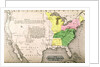 Map of the United States in 1803 by American School