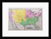 Map of the United States in 1861 by American School