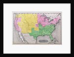 Map of the United States in 1861 by American School