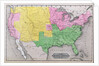 Map of the United States in 1861 by American School