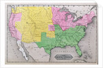 Map of the United States in 1861 by American School